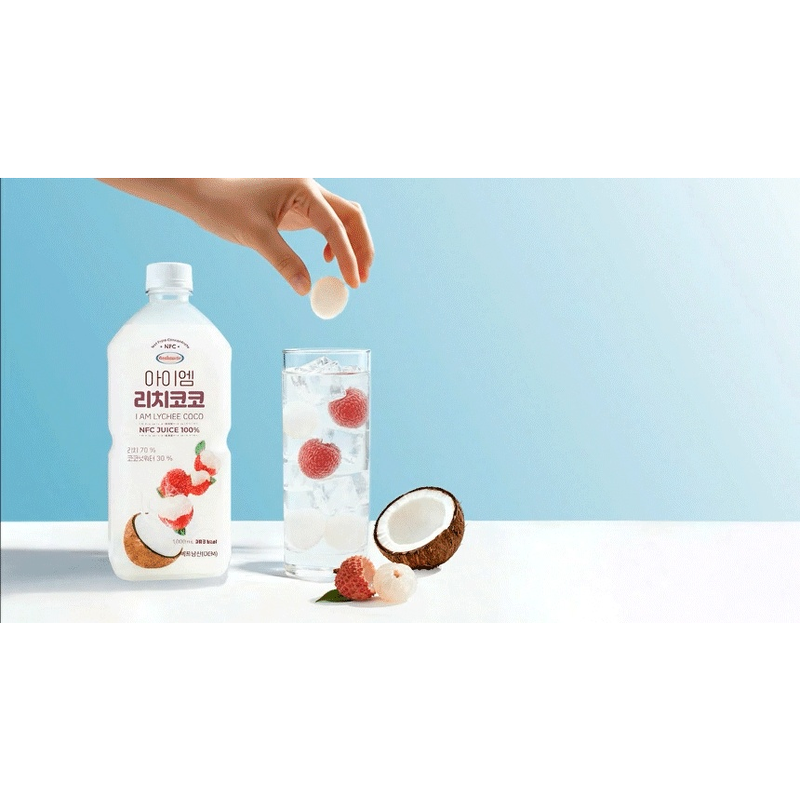 보넬드 아이엠 리치코코 주스, NFC, 착즙 원액, 1L, 3병 상품 이미지 5