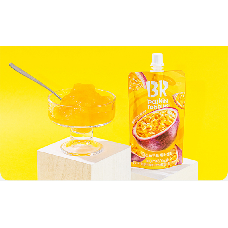 배스킨라빈스 패션푸르트 워터젤리, 100ml, 20개 상품 이미지 4
