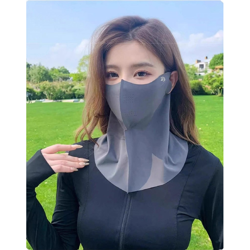 빨강양말 360도 UV 자외선 차단 스포츠 마스크, 블랙 1개 + 핑크 1개 + 그레이 1개 + 다크그레이 1개, 4개 상품 이미지 4