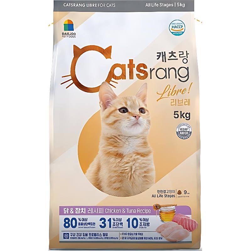 캐츠랑 리브레 고양이 사료, 5kg, 1개 상품 이미지 2