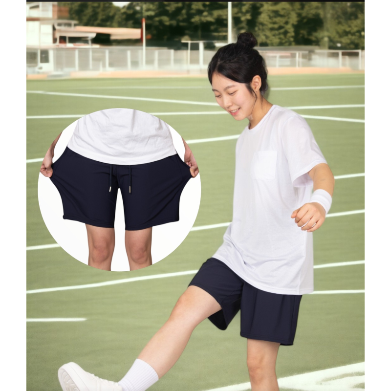 마찌 쿨포뮬러 초경량 아이스 반바지, 네이비, XL, 1개 상품 이미지 3