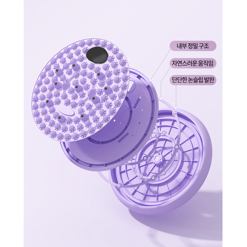 뱃살안녕 발지압 스텝보드, 블루, 35cm, 1개 상품 이미지 5