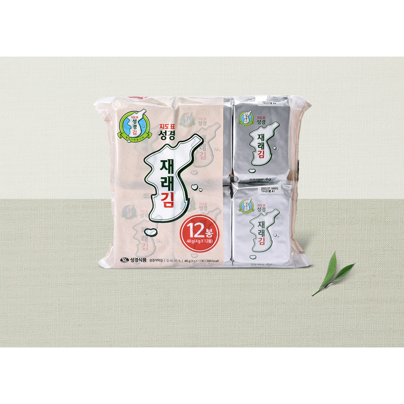 지도표성경김 재래 식탁김, 4g, 24봉 상품 이미지 2