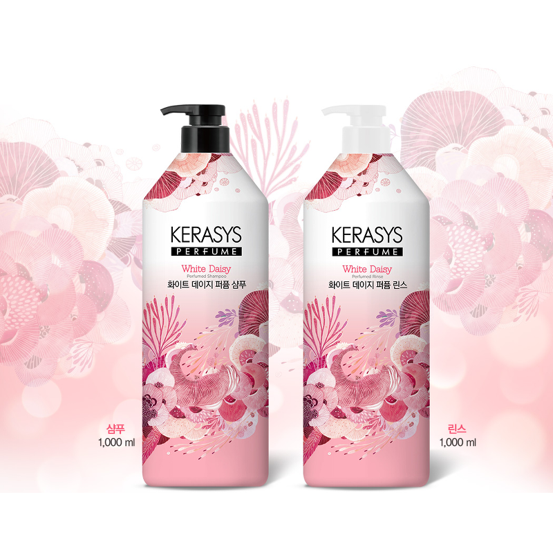케라시스 화이트 데이지 퍼퓸 샴푸, 1L, 1개 + 데미지 클리닉 트리트먼트, 300ml, 2개 상품 이미지 5