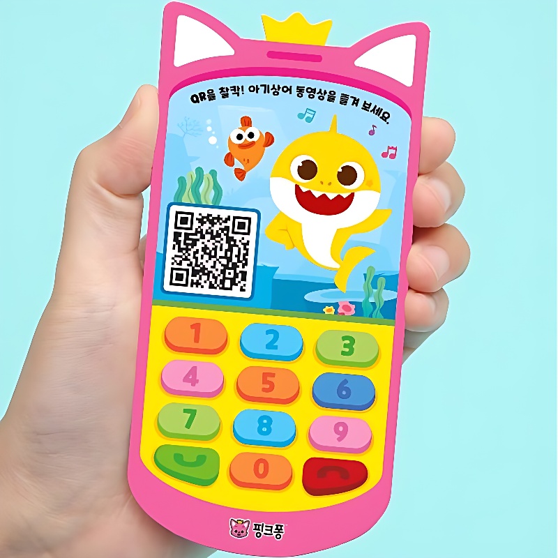 핑크퐁 가방스티커, 아기상어, 1개 + 동물, 1개 + 마트놀이, 1개 상품 이미지 2