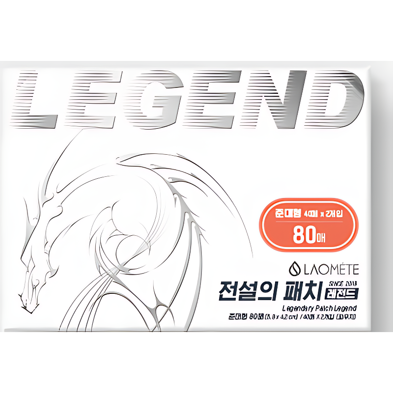 라오메뜨 전설의패치 레전드, 준대형, 40매, 1개 상품 이미지 3