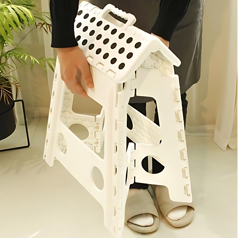 가쯔 다용도 콤팩트 스툴 접이식 의자, 라이트그레이, XL, 1개 상품 이미지 6