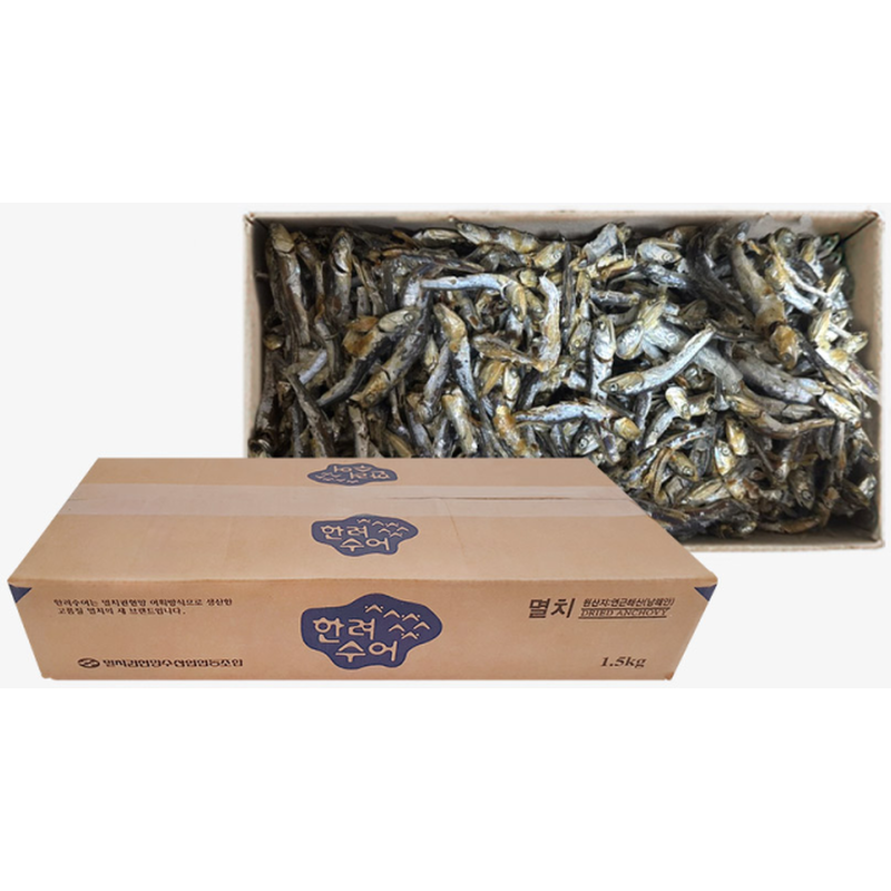 어가찬 다시멸치 실속형, 국물용, 국내산, 1.5kg, 1박스 상품 이미지 3