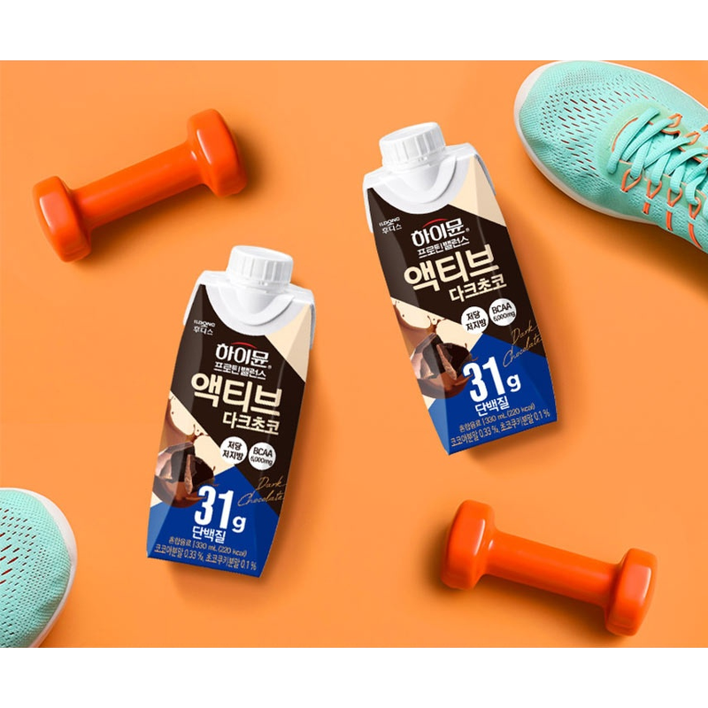 하이뮨 프로틴밸런스 액티브 다크초코, 330ml, 12개 상품 이미지 7