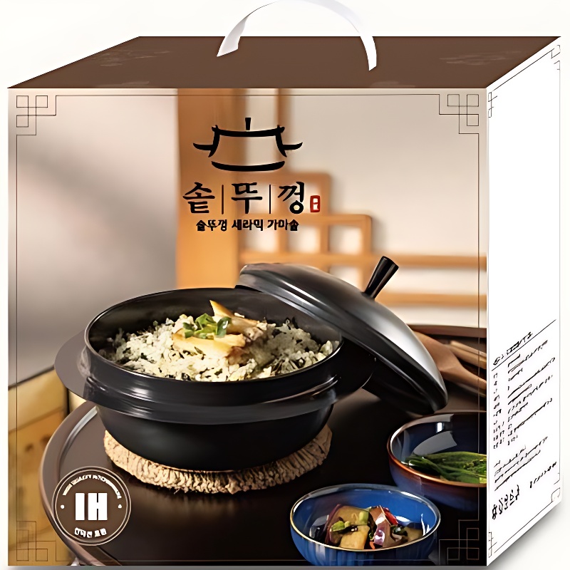 바이마르 솥뚜껑 세라믹 가마솥, 16cm, 1개 상품 이미지 4