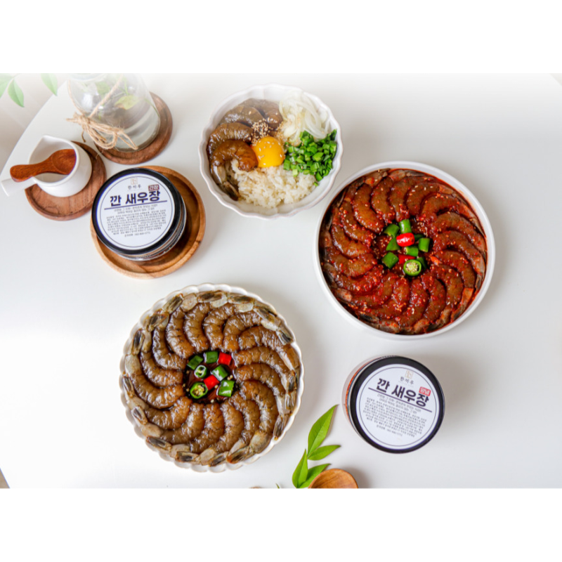 한끼루 깐새우장, 간장 350g 1개 + 양념 350g 1개, 2개 상품 이미지 3
