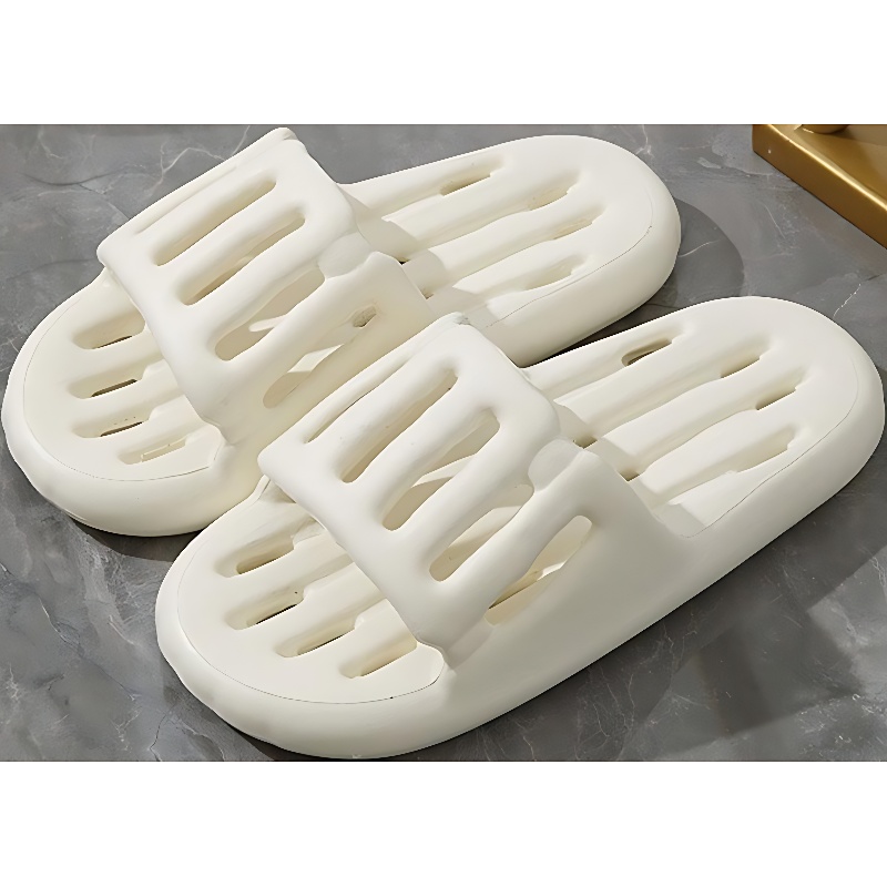 푹신 물빠짐 슬리퍼 MB-005, 여성화이트, 2개 상품 이미지 2