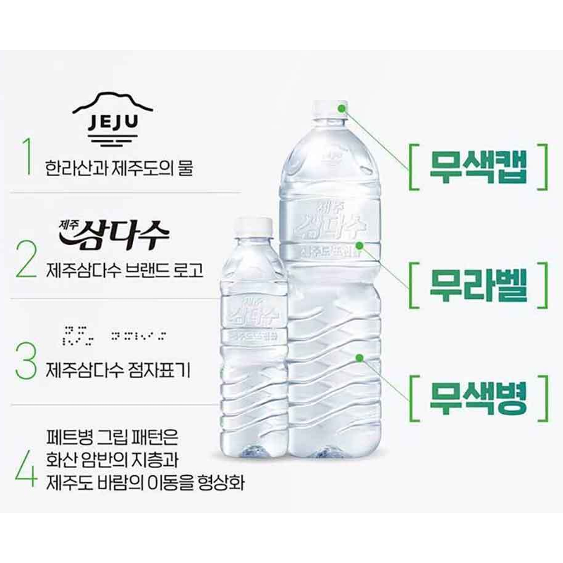 제주 삼다수, 라벨랜덤, 500ml, 40개 상품 이미지 4