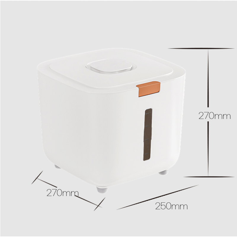 레토 원터치 쌀통, 화이트, 10kg, 1개 상품 이미지 8