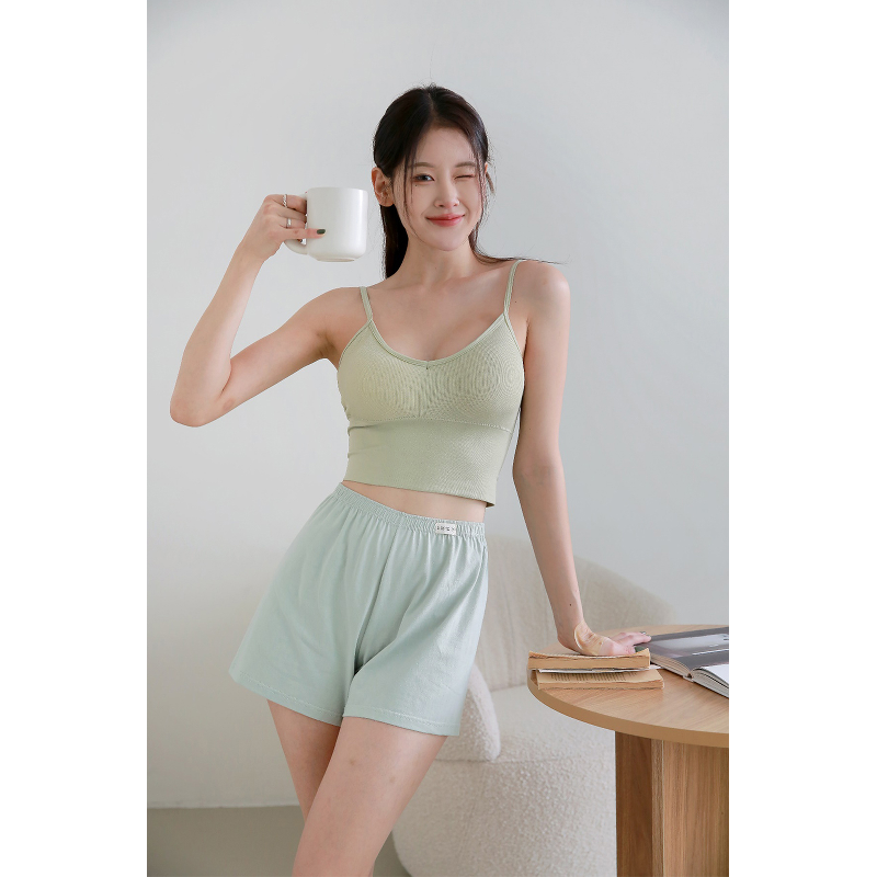 DDO 여성 드로즈 윤슬 트렁크, 블루 1개 + 핑크 1개 + 올리브 1개 + 옐로우 1개, 95, 4장, 1세트 상품 이미지 6