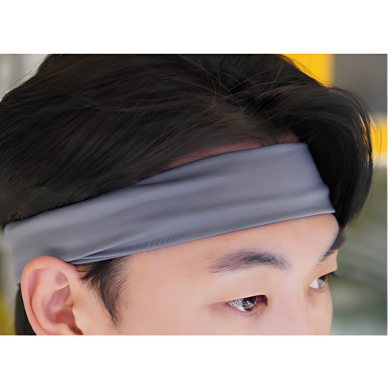 스포츠 헤어밴드, 그레이, FREE, 땀흡수, 4개 상품 이미지 7