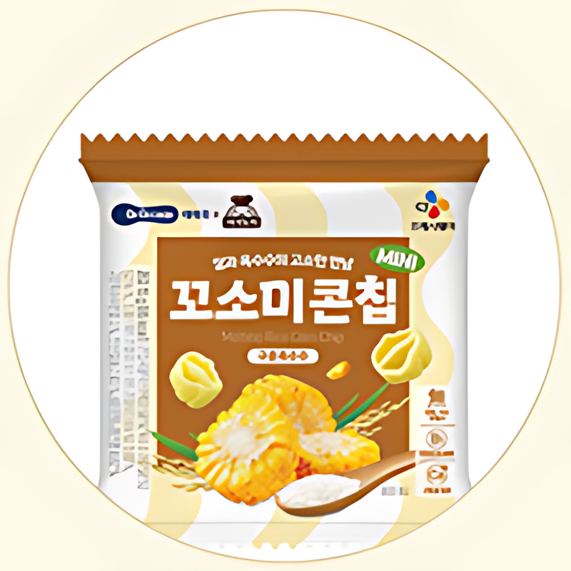 베베쿡 사르르쿵 미니, 바나나 15g 3개 + 딸기 15g 3개 + 꼬소미콘칩 구운옥수수맛, 15g, 3개 상품 이미지 5