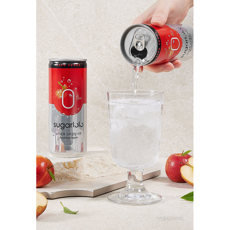 슈가로로 스파클링, 사과맛, 250ml, 30개 상품 이미지 3