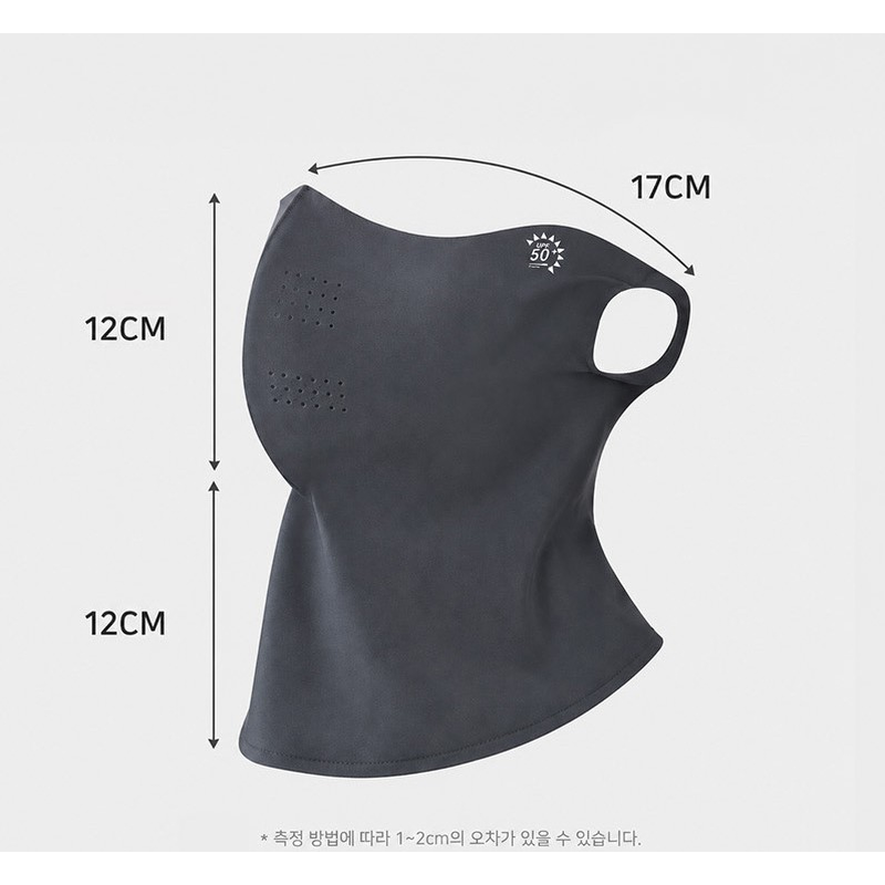 빨강양말 360도 UV 자외선 차단 스포츠 마스크, 블랙 1개 + 핑크 1개 + 그레이 1개 + 다크그레이 1개, 4개 상품 이미지 5