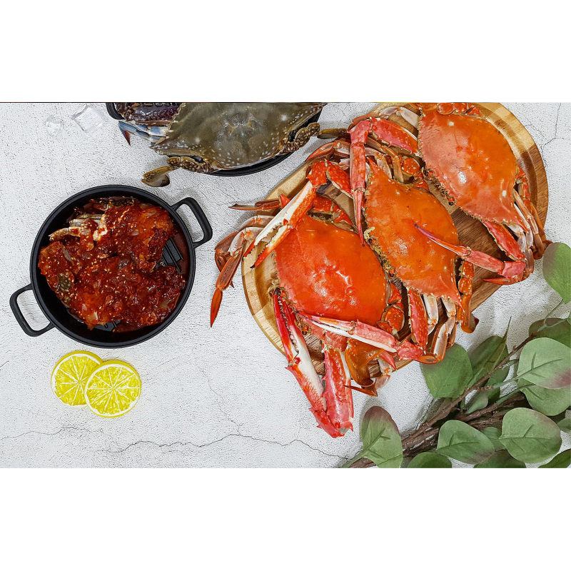 파인밀 제철 활 숫꽃게, 중짜, 1kg당 4-6미, 2kg, 1개 상품 이미지 4