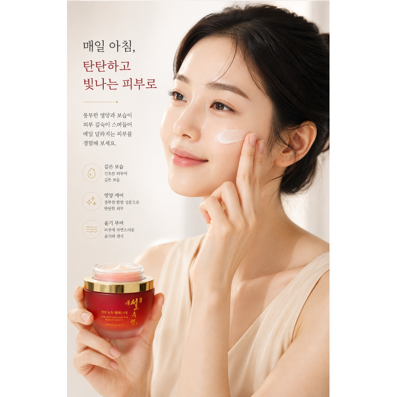 설수련 진 한방 농축 영양크림, 60ml, 2개 상품 이미지 2