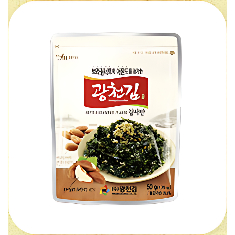 광천김 고소한 아몬드를 넣은 김자반, 40g, 10봉 상세 이미지 3