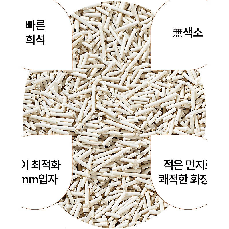 플리다스 고양이 두부모래, 녹차, 7L, 3개, 1개 상품 이미지 4