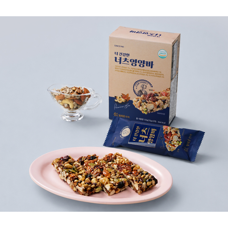 김규흔 한과 더 건강한 너츠 영양바, 125g, 5개입, 5박스 상품 이미지 5
