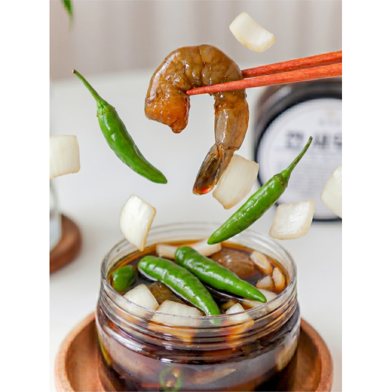 한끼루 깐새우장, 간장 350g 1개 + 양념 350g 1개, 2개 상품 이미지 4