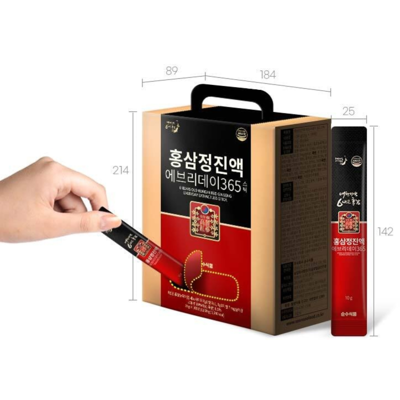 순수식품 홍삼정진액 에브리데이 365 스틱, 10g, 100포, 1박스 상품 이미지 4