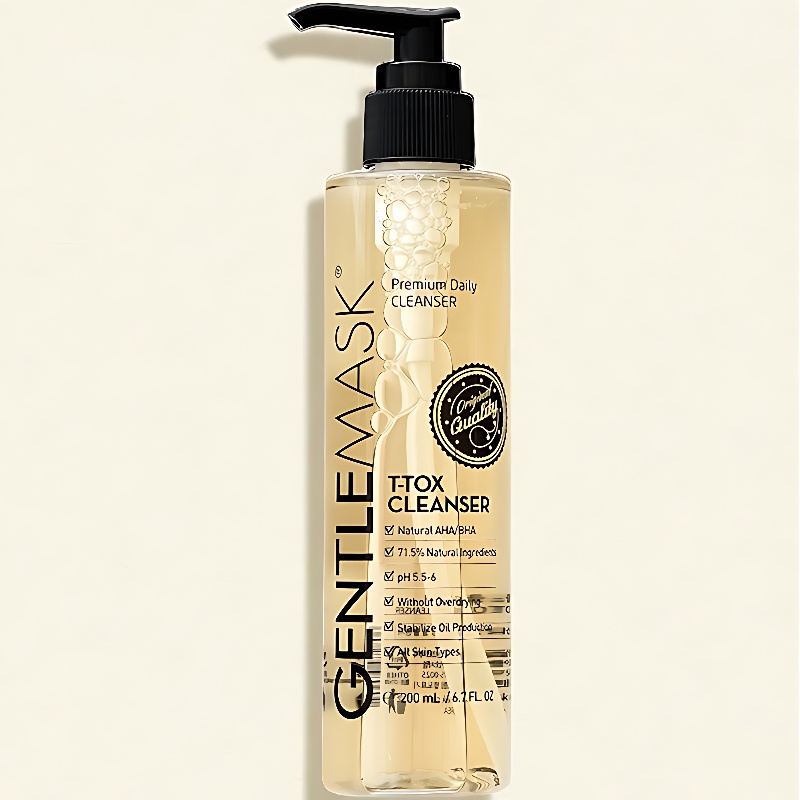 젠틀마스크 티톡스 바하 BHA 폼클렌징 어성초 약산성 시카 폼, 200ml, 1+1 구성, 총 2개 상품 이미지 1