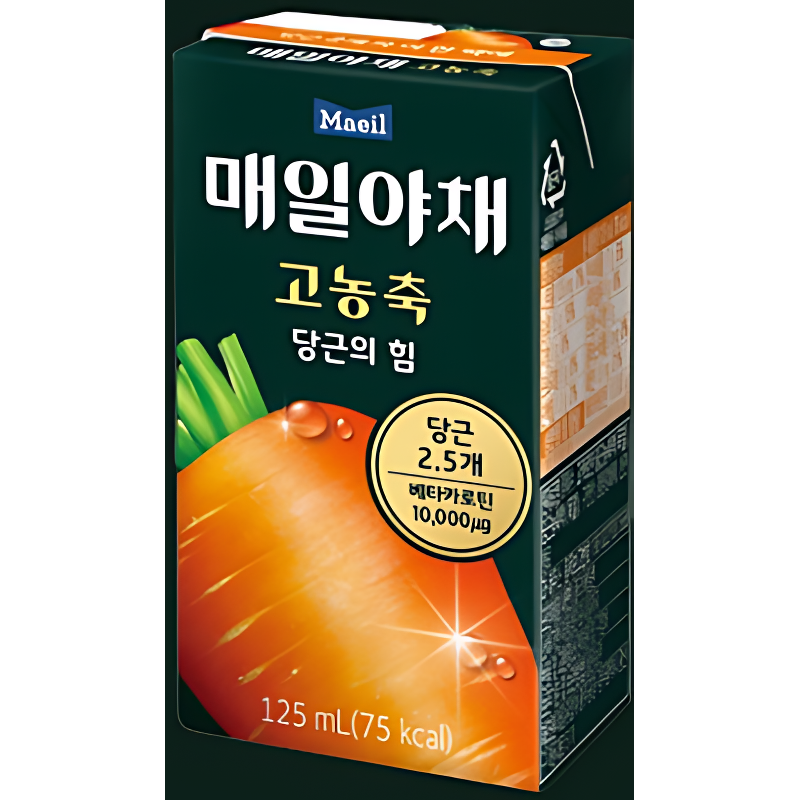 매일유업 매일야채 당근의 힘, 125ml, 24개 상품 이미지 6