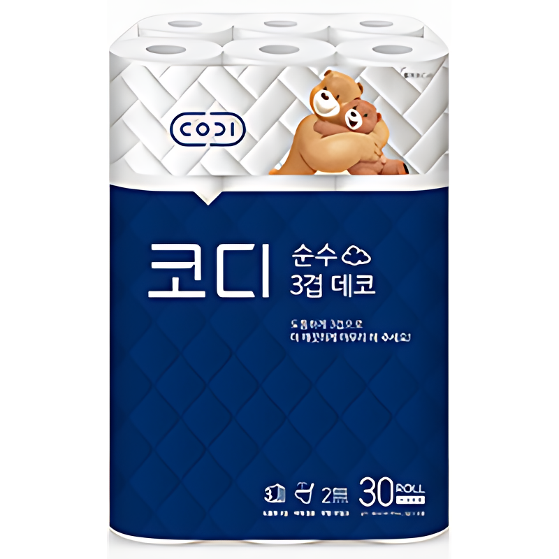 코디 순수 3겹 데코, 30m, 30롤, 1개 상품 이미지 2