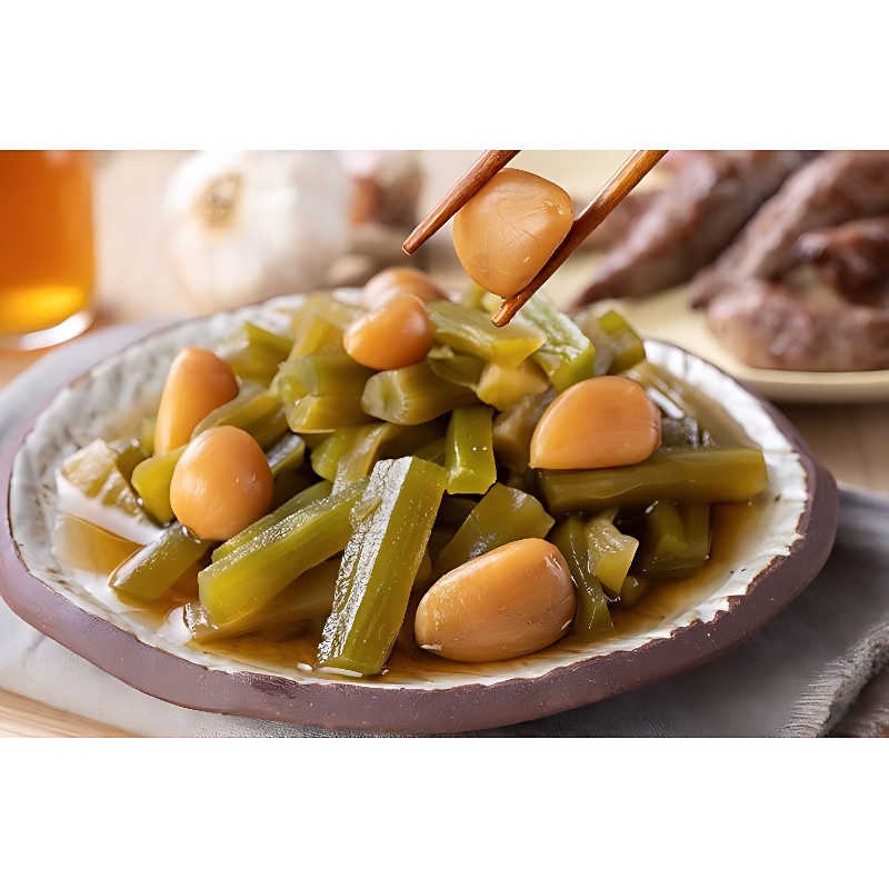 푸드앳홈 궁채 알마늘 장아찌, 1kg, 1팩 상품 이미지 2