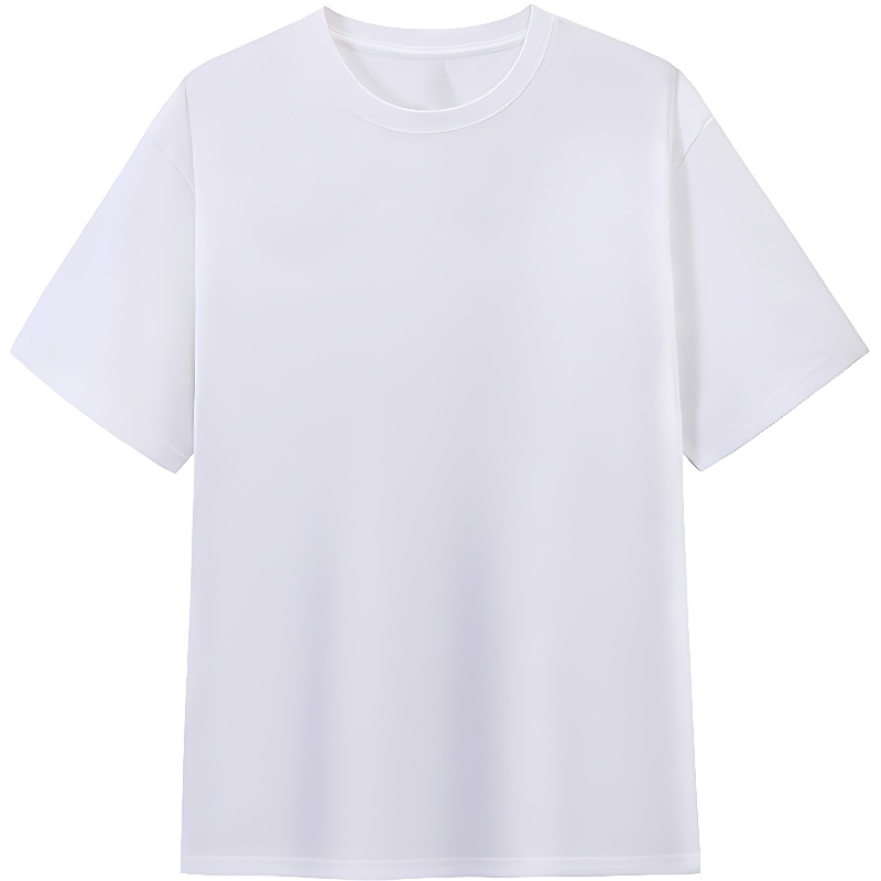 순면 20수 옆트임 레이어드 반팔 티셔츠, 화이트, M, 1개 상세 이미지 2