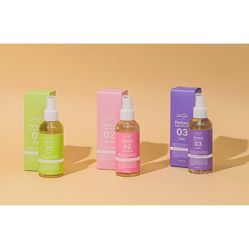 커밍글 퍼퓸 바디 헤어 미스트, 시트러스, 150ml, 1개 상품 이미지 3
