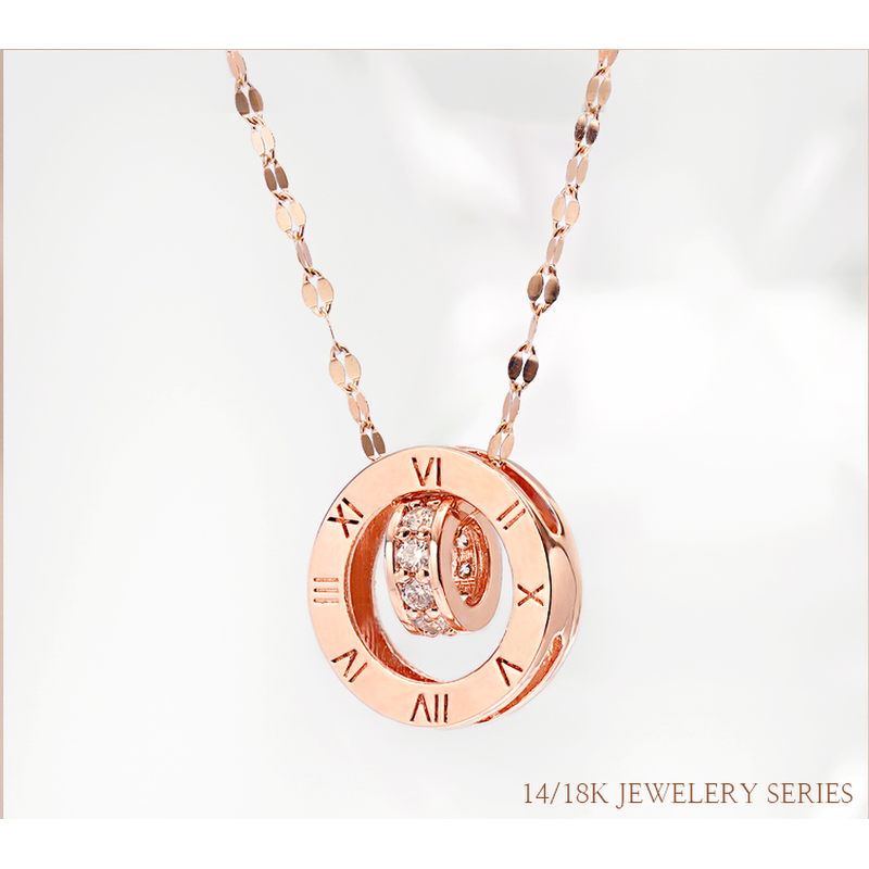 주리에떼 프레리 금 목걸이, 14K, 옐로우, 1개 상품 이미지 6