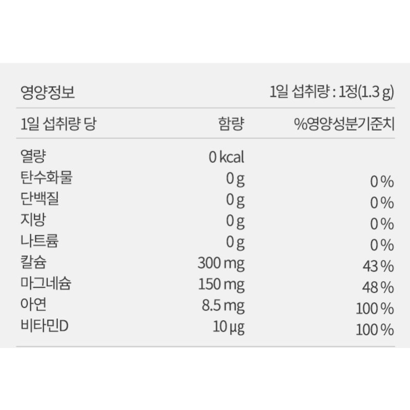 칼마디 칼슘 마그네슘 비타민D 아연, 90정, 4박스 상품 이미지 5