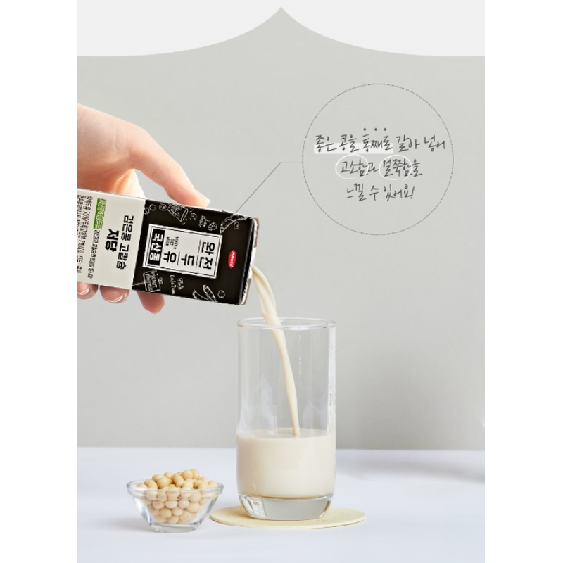 한미 완전두유 국산콩 검은콩 고칼슘 저당, 190ml, 32팩 상품 이미지 4