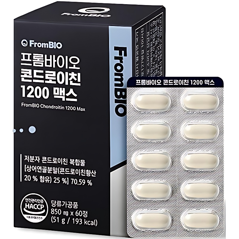 프롬바이오 콘드로이친 1200 맥스 2개월, 60정, 2박스 상품 이미지 1
