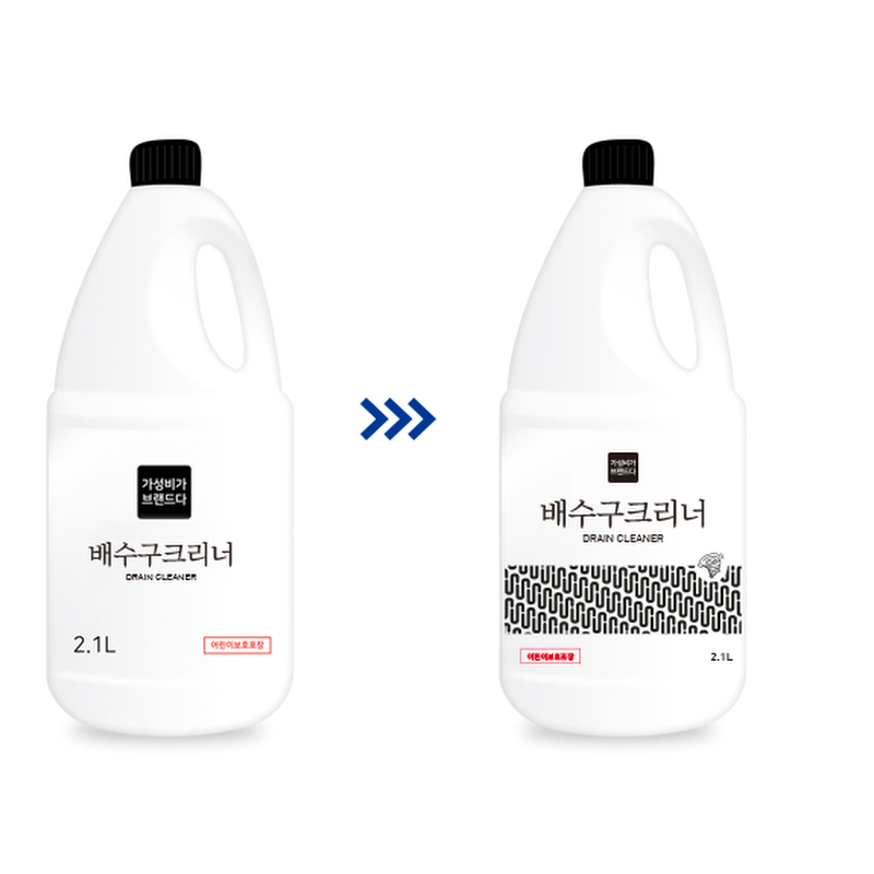 가성비가브랜드다 배수구 클리너, 2.1L, 6개 상품 이미지 2