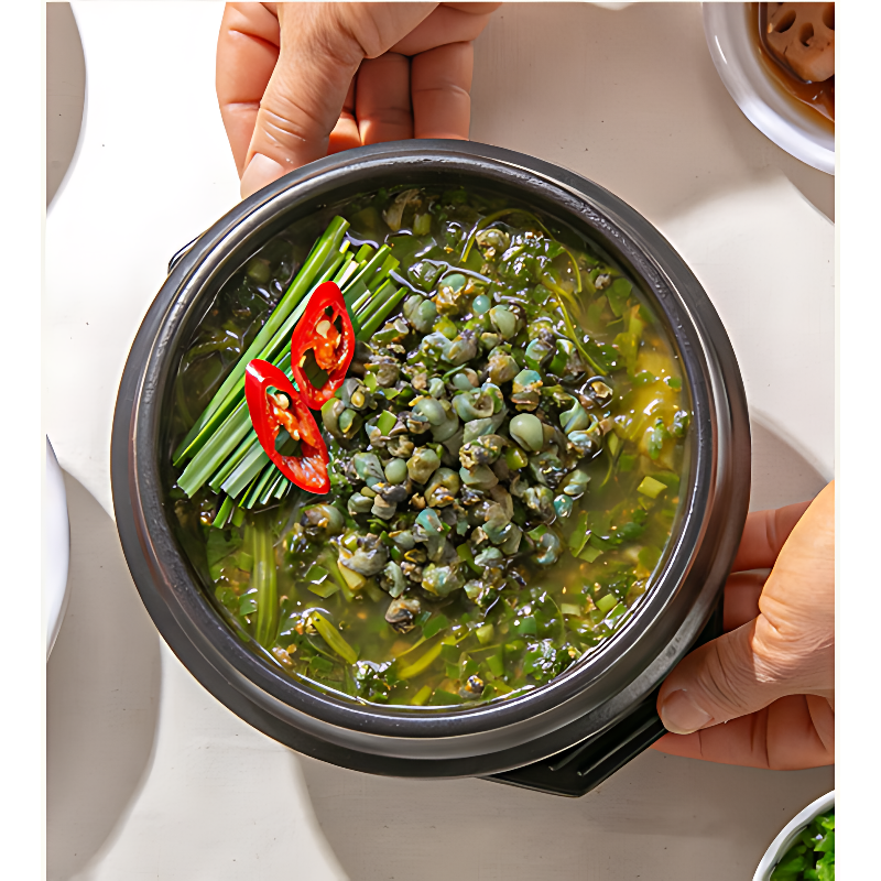 아욱 다슬기 해장국, 500g, 5팩 상품 이미지 3