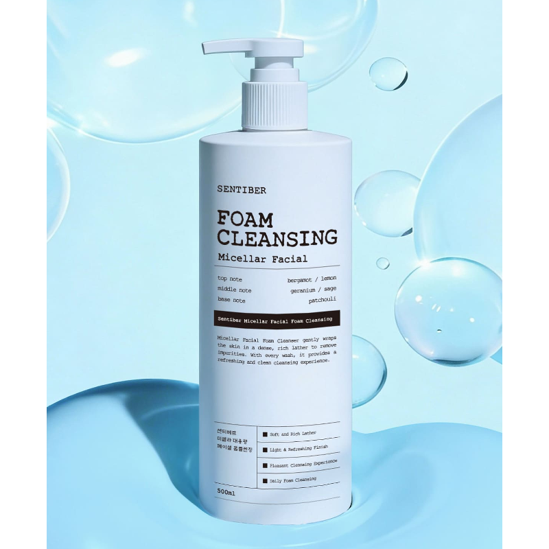 센티베르 미셀라 페이셜 폼클렌징, 500ml, 2개 상품 이미지 4