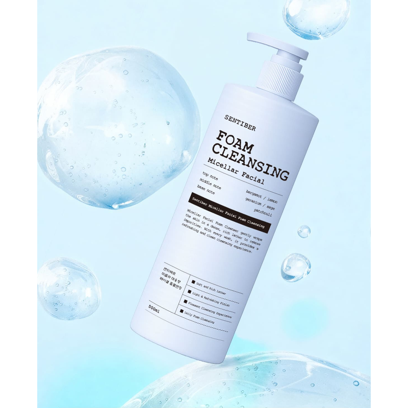 센티베르 미셀라 페이셜 폼클렌징, 500ml, 2개 상품 이미지 5