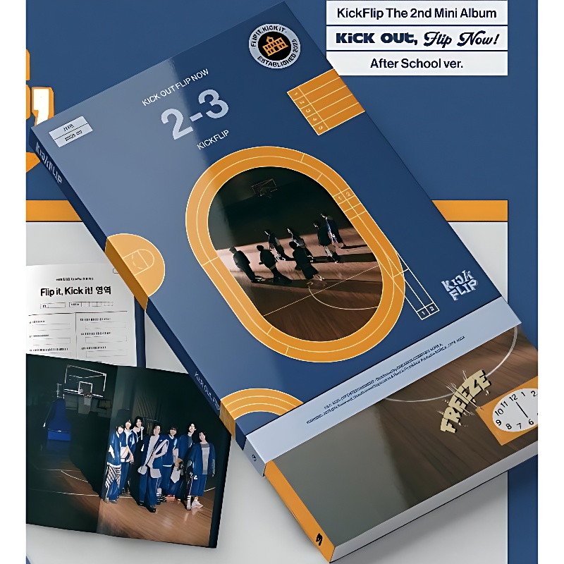 JYP 엔터테인먼트 KickFlip The 2nd Mini Album Kick Out Flip Now, 디스크, 1개, 랜덤 상품 이미지 2