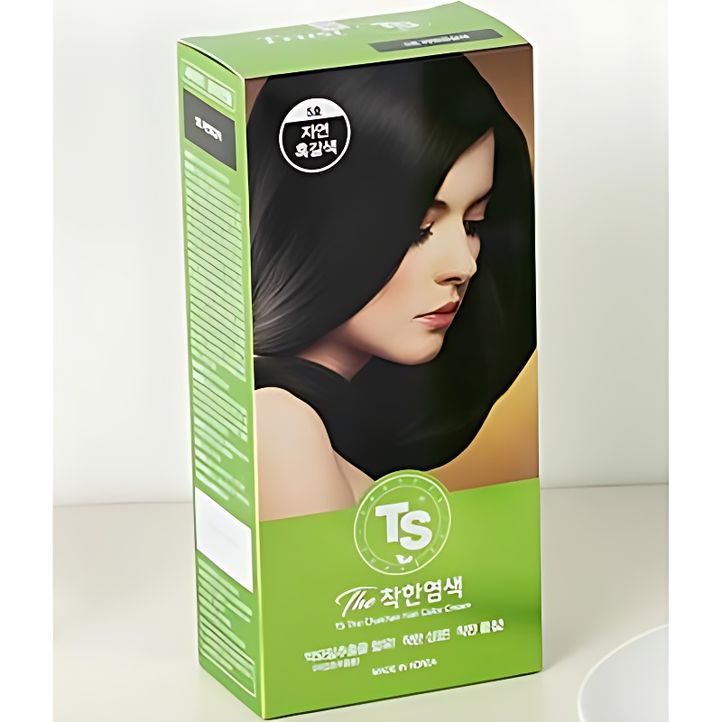 TS 더착한염색, 5호 자연흑갈색, 120g, 3개 상품 이미지 3