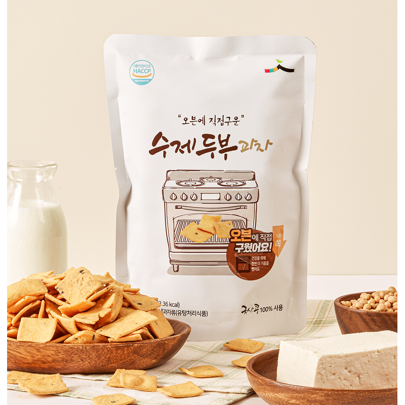 산지로드 수제 두부과자, 110g, 5개 상품 이미지 2