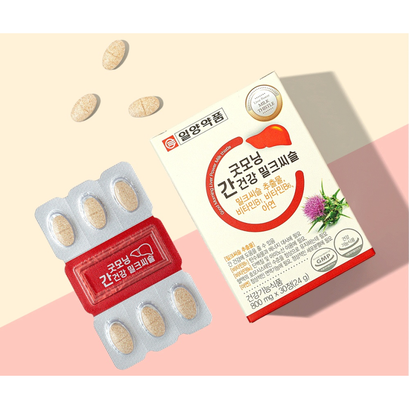 일양약품 굿모닝 간건강 밀크씨슬, 800mg, 30정, 2박스 상품 이미지 5