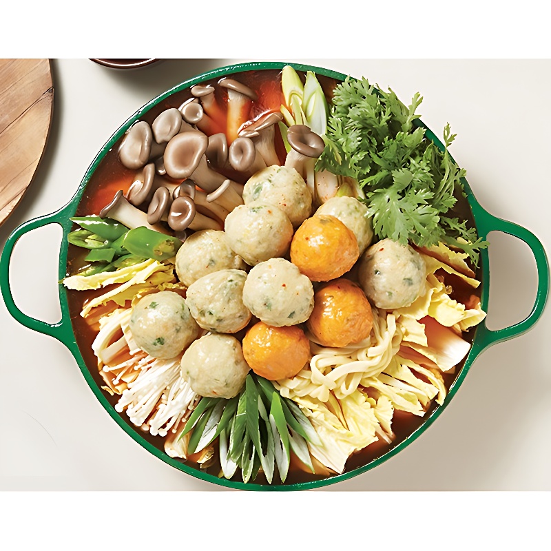 채선당 굴림만두전골 + 청담동 떡볶이, 1450g, 1개 상품 이미지 2