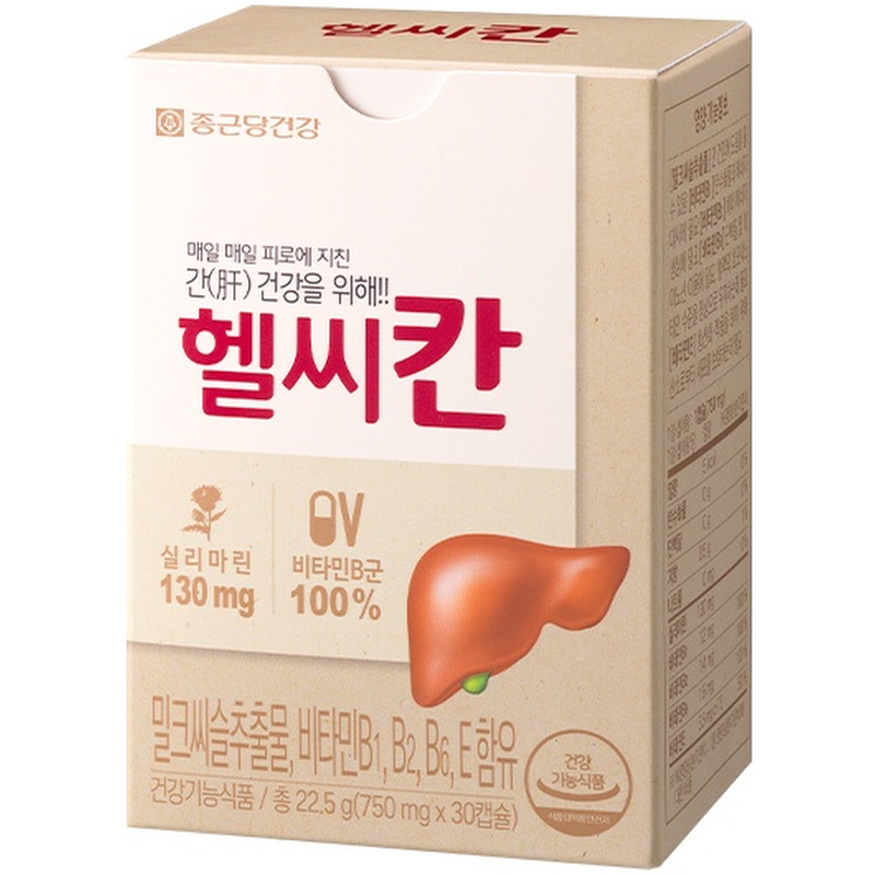 종근당건강 헬씨칸, 750mg, 30캡슐, 6박스 상세 이미지 2